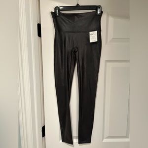 Spanx Black Faux Leather Leggings
